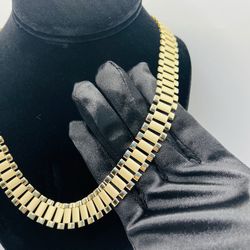 Rolex chain Gold plated