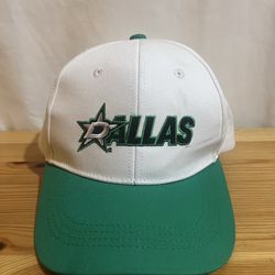 Dallas Stars NHL Hockey PNC Bank Promo White Green Snapback Hat Cap Used Good Condition $15 Meet Up In Irving @dfwgoods