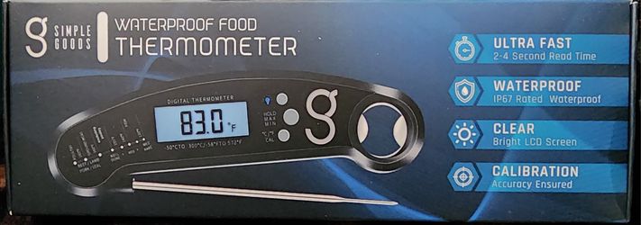 Digital Instant Meat Food Thermometer - BBQ or Grilling, Magnetic with Probe | Electric and Wireless, Quick, Smart Read for Cooking Red Meat, Candy