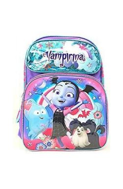 Backpack - Vampirina - Shiny Blue w/Friedns 16" School Bag