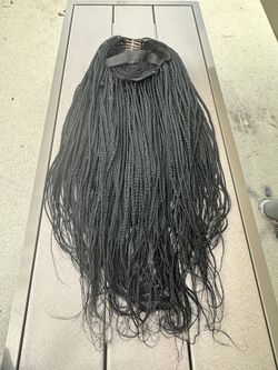 Full Lace Human Hair Braided Wig