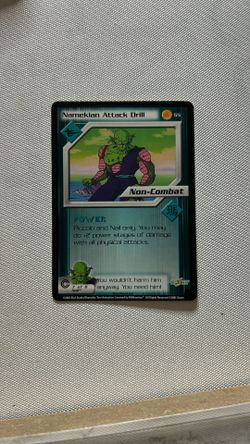 Namekian Attack Drill Dragon Ball Z Trading Card 