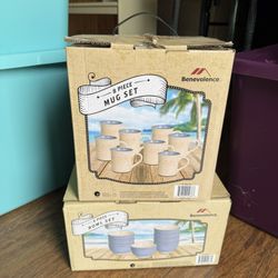 Coffee Maker, Mugs, Bowls And Hugs