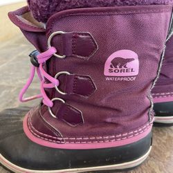 Sorel Girl snow Boots Size 1