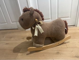 Rocking toddler toy horse