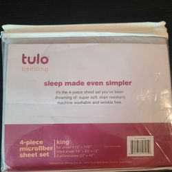 Tulo King Sheet Set (New)
