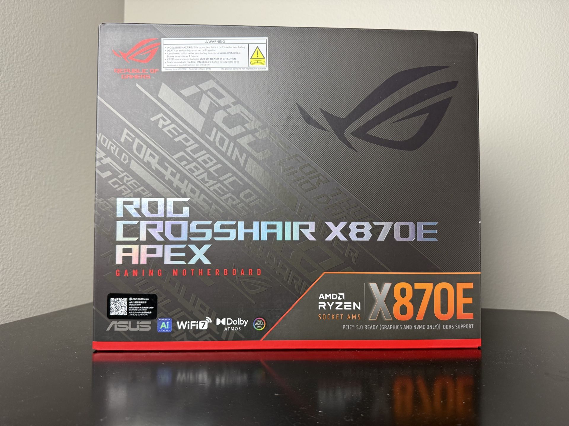 Asus Rog Crosshair X870e Apex