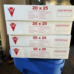 20 X 25 X 4 