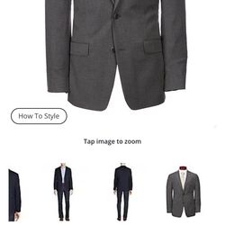 Dillard’s Murano Men’s Size MEDIUM Suit Twill Blazer MADE IN ITALY