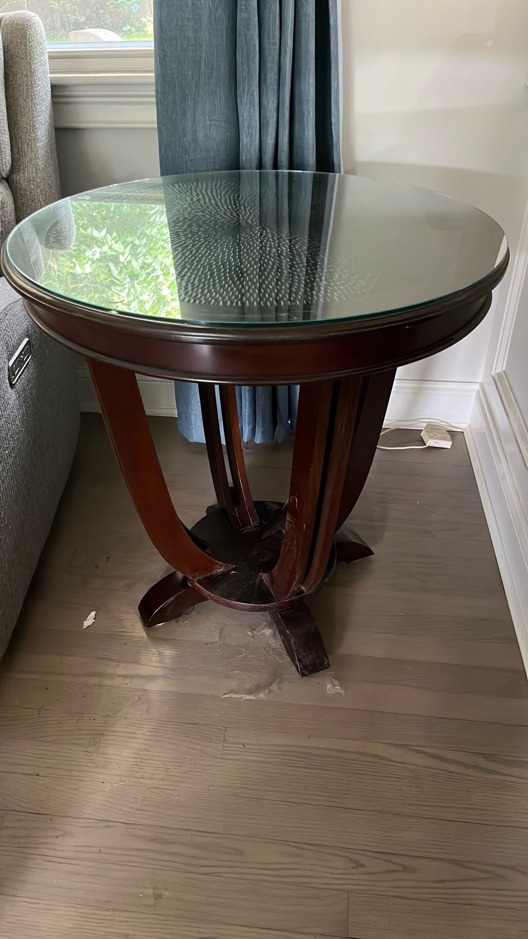 Wood End Table