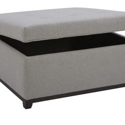 Stone & Beam Tufted Storage Ottoman NEW