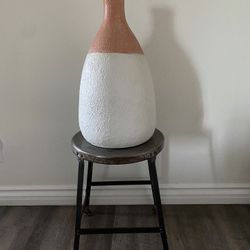 Ivory Dipped Terracotta Vessel