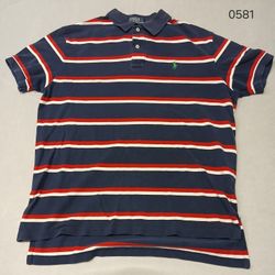 Polo Ralph Lauren Y2K (Large) Multicolor Button Collar Shirt