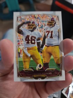 Washington red skin football card
