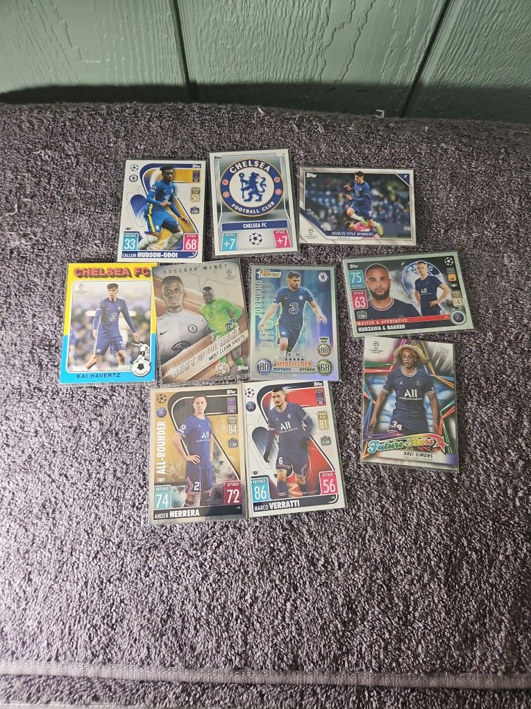 Match Attax Soccer Topps Cards