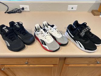 Reebok Men’s Size 8 Training & Weightlifting Shoes – Nano X & Lifter PR