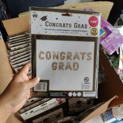 Congratulations Congrats Grad Balloons And Banners 