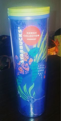 STARBUCKS Tumbler Hawaii Collection Plastic Turtle Honu 16 oz  NEW!