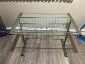 Glass desk