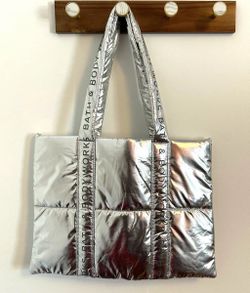 BATH AND & BODY WORKS A THOUSAND WISHES silver reusable bag