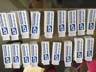 ADT Security System Decal Stickers for Windows Doors