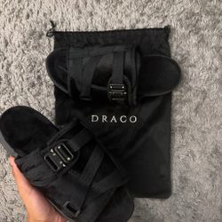 Draco Phantom Black Slides (Size 11-12)