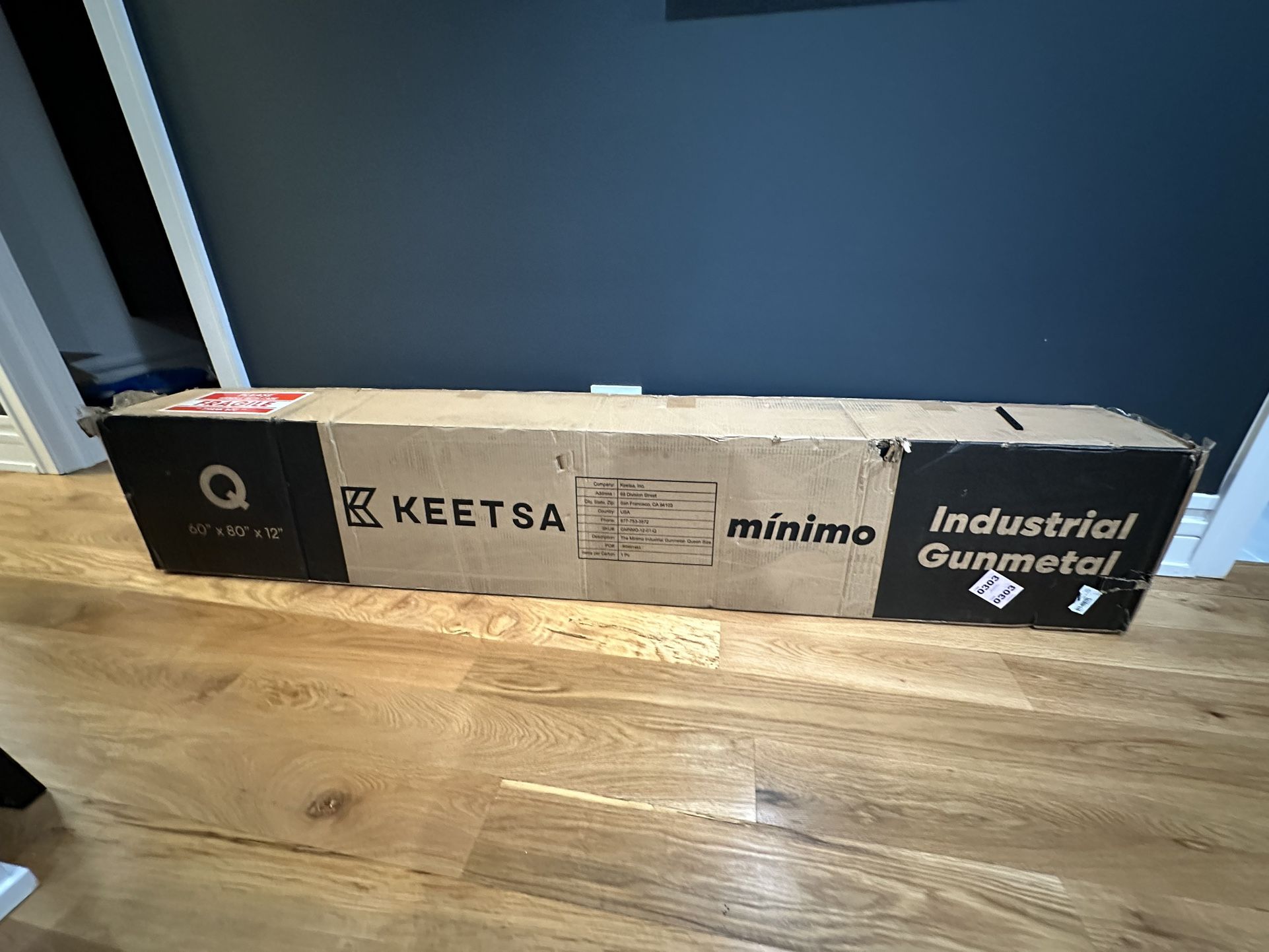 Keetsa Queen Steel Bed Frame (IN BOX)