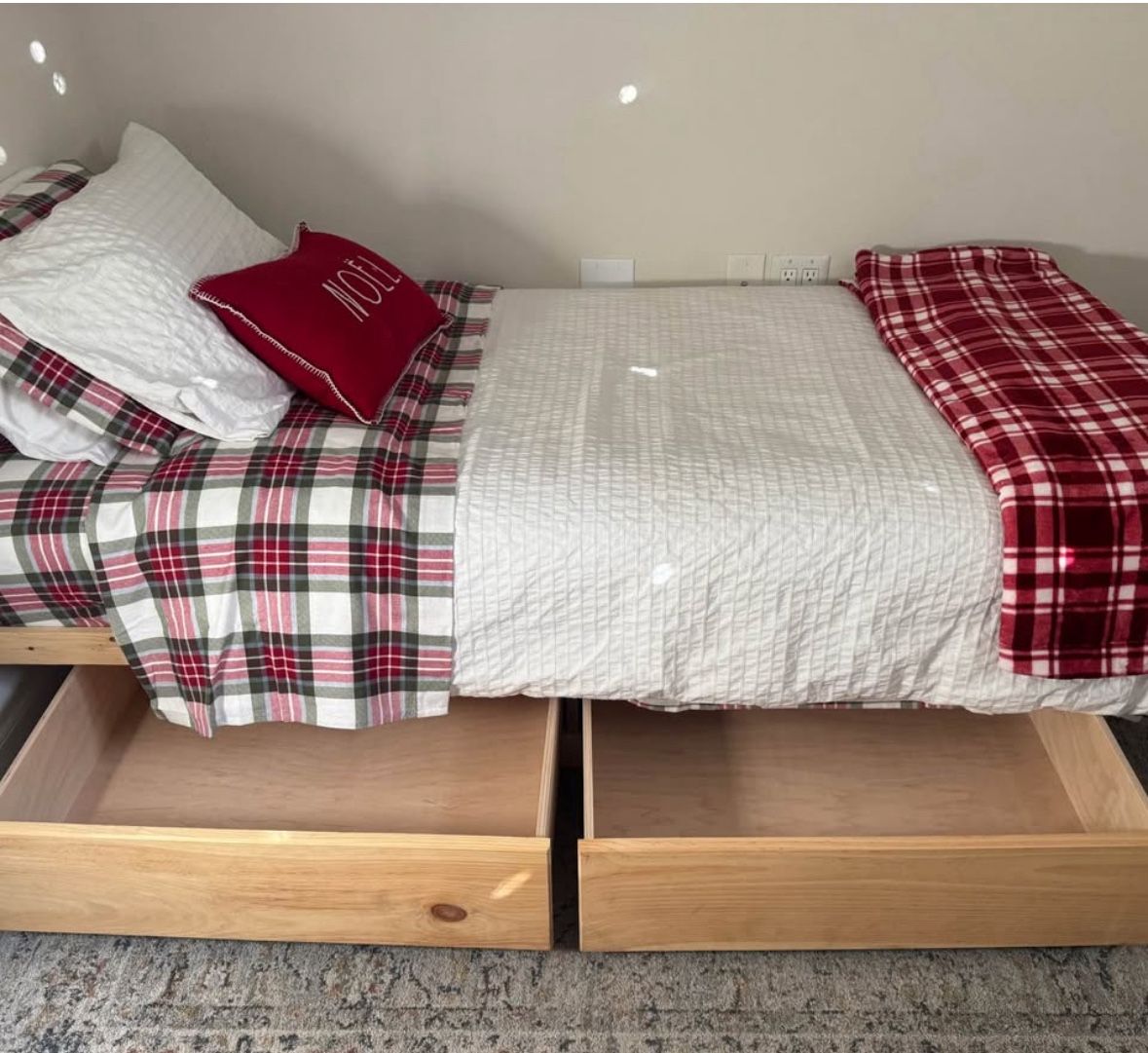 Twin Bed with Storage Underneath!! MATTRESS INCLUDED