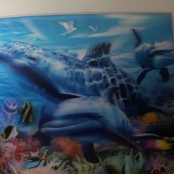 Nice 3D Ocean Picture Unframed