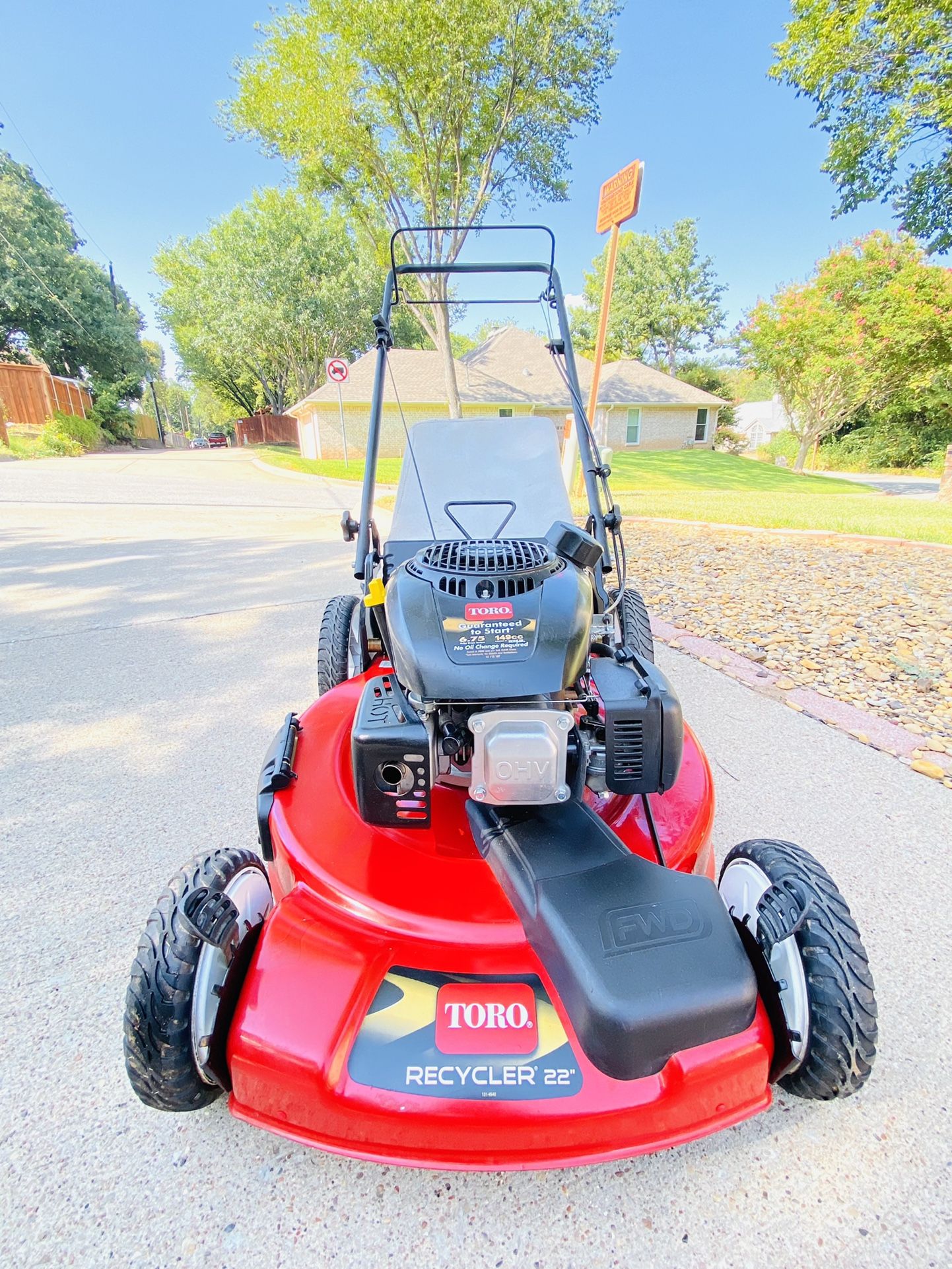 Toro Recycler 22” 149cc Self Propelled Lawn Mower With Bag