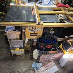 Incra Micro Fence And  Table Saw and  24" preformax drum sander i will sell with this saw read post