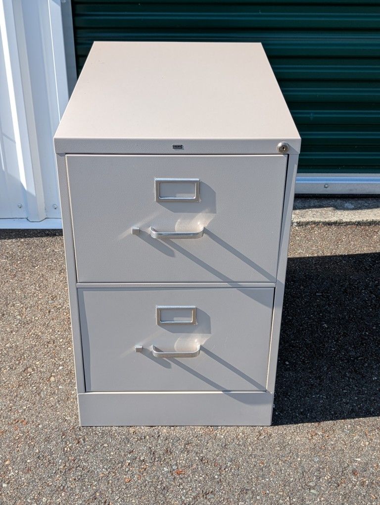 Hon 510 Series Metal Two Drawer Industrial Office Workshop Filing Cabinet Legal Size