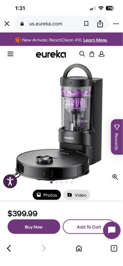 NEW Eureka E10s Robot Vacuum & Mop Self-Emptying Station LiDAR Navigation