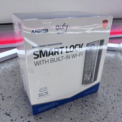 Brand New Unopened eufy Security Smart Lock S230, Keyless Fingerprint Lock for Front Door, Easy Installation, Built-in Wi-Fi, Reliable App SKU037-S1