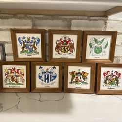 Family Coat Of Arms Framed Ceramic 