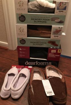 A lot of slippers