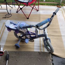 Child's Mini Frozen Theme Bike 