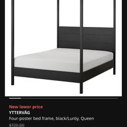 Four Poster Queen Bed Frame