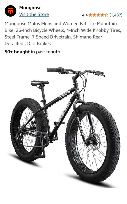 Mongoose Fat Tire Bike