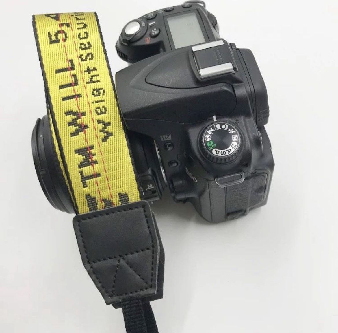 “Off-White” Camera Strap For Canon Lumix Nikon Sony Panasonic Fujifilm Olympus