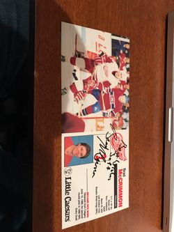 Brad McCrimmon Detroit Red Wings Autographed photo