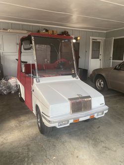 🌟 Vintage Western Custom Luxury Golf Cart – Excellent Condition! 🌟