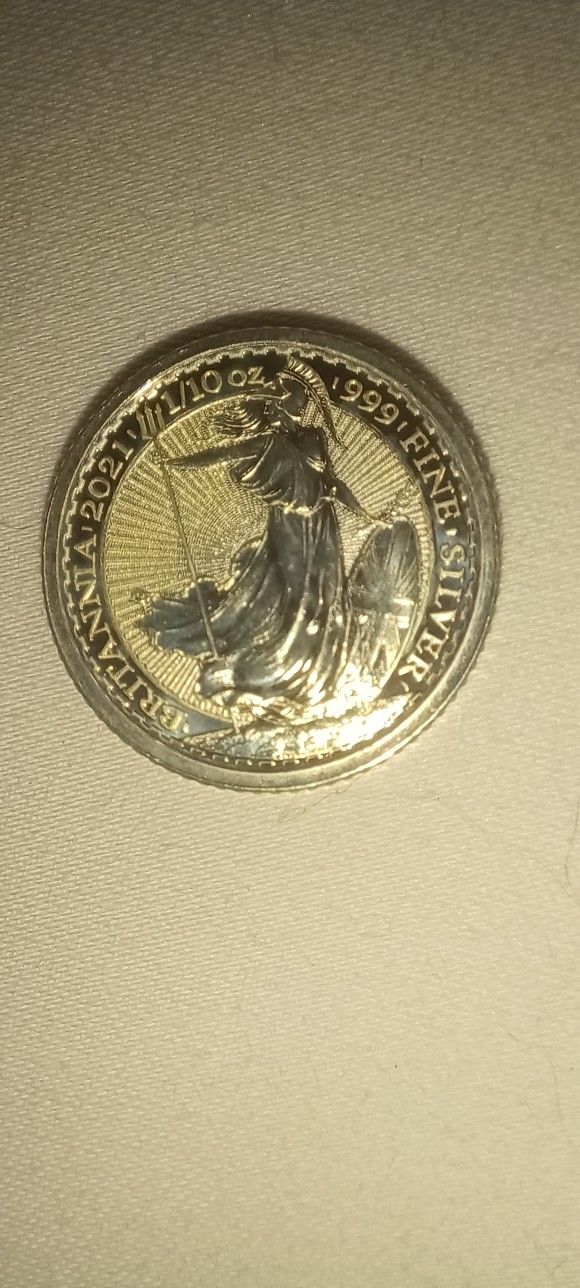 2021 Britannia 1/10 Ounce Silver 20 Pence