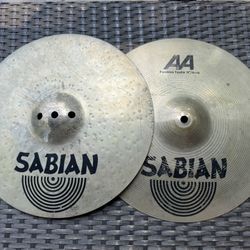 Sabian AA 14" Fusion Hats Hi Hat Cymbals