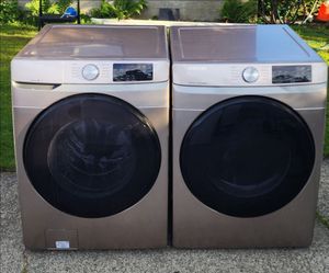 SAMSUNG WASHER AND DRYER SET.