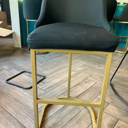 Metal Bar Stools With Fabric Seats