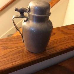 Viko Aluminum Syrup Pitcher With Hinged Lid