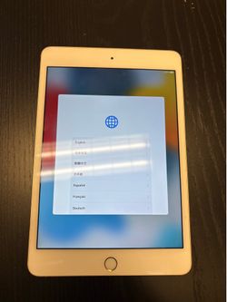 Excellent Golden Color Apple IPad Mini 4th Generation  fully functional