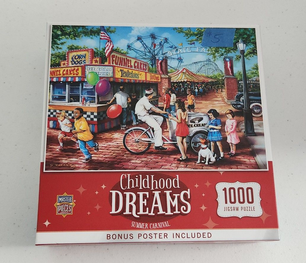 Childhood Dreams Summer Carnival 1000 Piece Jigsaw Puzzle