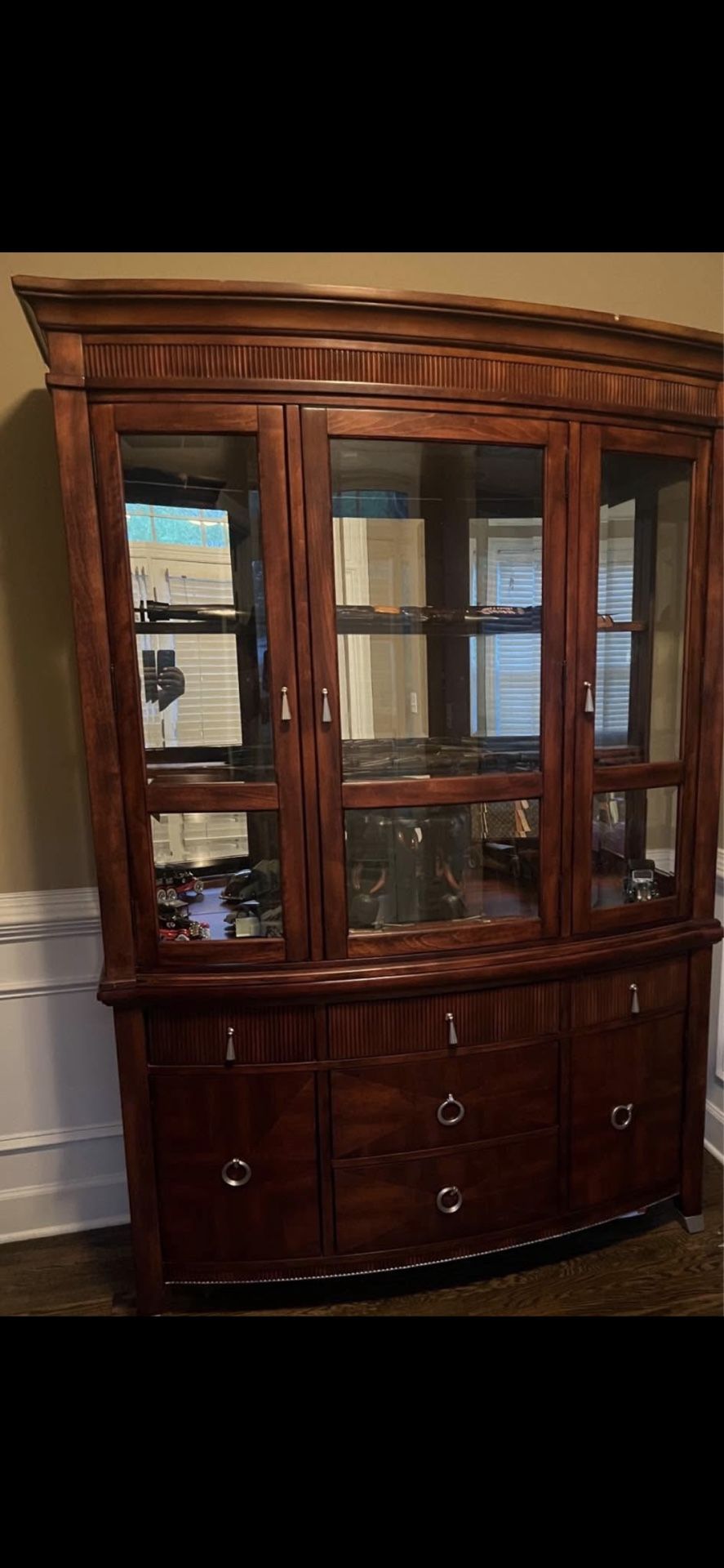 Solid Wood China Cabinet